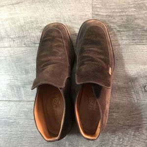 Salvatore Ferragamo Brown Suede Chukka Boots